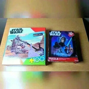Two 100 Piece Complete Star  Wars Puzzles